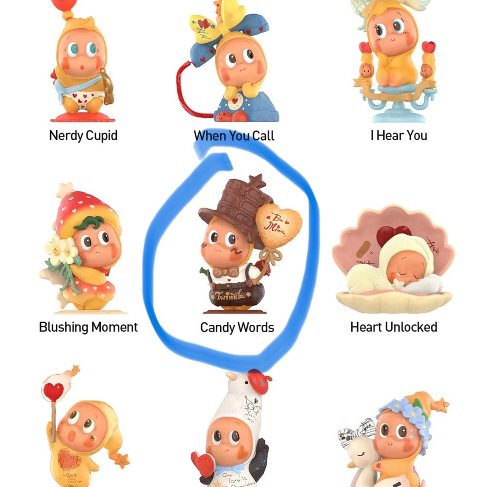 Twinkle Twinkle Candy Words Figurine